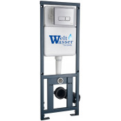 Инсталляция для подвесного унитаза Weltwasser Marberg 410 SE CR 10000008206 с клавишей смыва