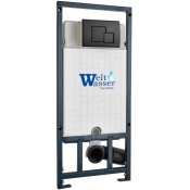 Инсталляция для подвесного унитаза Weltwasser Marberg 507 SE BL 10000011216 с черной клавишей смыва