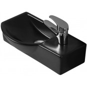 Раковина WeltWasser Aisbach 7940 MT-BL 10000008689 40x22 R черный матовый