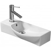 Раковина WeltWasser Aisbach 7945 GL-WT 10000008690 45x24 L белый глянец