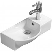 Раковина WeltWasser Aisbach 7950 GL-WT 10000008693 50.5x23.5 R белый глянец