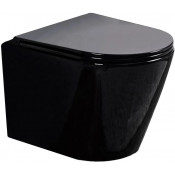 Подвесной унитаз WeltWasser Salzbach 043 GL-BL 10000011696 черный глянец