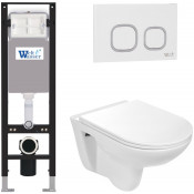 Подвесной унитаз с инсталляцией Weltwasser Amberg 350 / Baarbach 004 GL-WT / Amberg RD-WT 10000012287 белый глянец