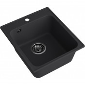 Мойка композитная MARONI PIXEL MA-418PI (418х477), чёрный 471647
