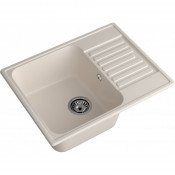 Мойка композитная MARONI PIXEL MA-618PI (618х477), белый, с крылом 471652