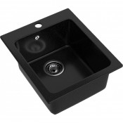 Мойка композитная MARONI EXTRA MA-427EX (427х505), чёрный 471656