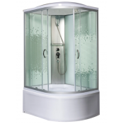 Душевая кабина Мономах XL 110/80/44 МЗ L 10000012119 110x80 хром/прозрачное с рисунком