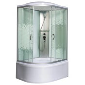 Душевая кабина Мономах XL 110/80/44 МЗ R 10000012120 110x80 хром/прозрачное с рисунком