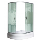 Душевой уголок Мономах ДУ 90/80/180 МЗ R 10000013735 90x80 хром/прозрачное с рисунком