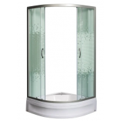 Душевой уголок Мономах ДУ 70/180 МЗ 10000005874 70x70 хром/прозрачное с рисунком