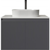 Тумба под раковину Grossman Кристалл 80 108043 графит матовый