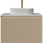 Тумба под раковину Grossman Кристалл 80 108044 бежевый матовый