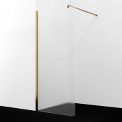 Душевая перегородка WasserKRAFT Rur 30W39BG-MG матовое золото/матовое