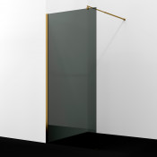 Душевая перегородка WasserKRAFT Rur 30W44BG-TG 100 матовое золото/тонированное