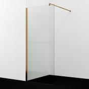Душевая перегородка WasserKRAFT Rur 30W46BG 110 матовое золото/прозрачное