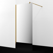 Душевая перегородка WasserKRAFT Rur 30W46BG-MR 110 матовое золото/зеркальное