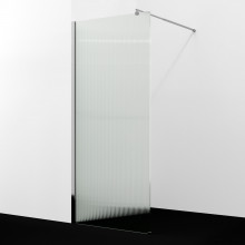 Душевая перегородка WasserKRAFT Rur 30W46-FL 110 хром/рифленое
