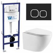 Подвесной унитаз с инсталляцией WeltWasser Bamberg 460 / Merzbach 043 MT-WT / Bamberg BL 10000013618 белый матовый