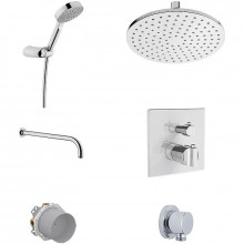 Душевая система Vitra Suit A49308EXP с термостатом хром