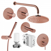 Душевая система Vitra Origin A49285EXP медь