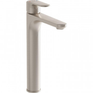 Смеситель для раковины Vitra Root Round A4270734EXP никель брашированный