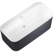 Ванна акриловая Allen Brau Infiniti 2.21001.21/AM 170х80 белый матовый/антрацит