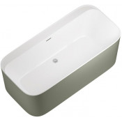 Ванна акриловая Allen Brau Infiniti 2.21001.21/CGM 170х80 белый матовый/цементно-серый