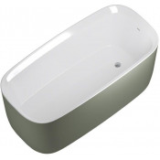 Ванна акриловая Allen Brau Infiniti 2.21003.20/CGM 170х78 белый/цементно-серый