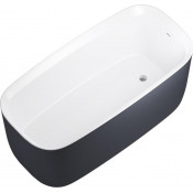 Ванна акриловая Allen Brau Infiniti 2.21003.21/AM 170х78 белый матовый/антрацит