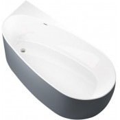 Ванна акриловая Allen Brau Priority 2.31002.20/BGM 170х80 белый/сине-серый