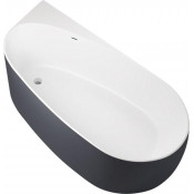 Ванна акриловая Allen Brau Priority 2.31002.21/AM 170х80 белый матовый/антрацит