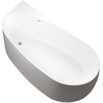 Ванна акриловая Allen Brau Priority 2.31002.21/PGM 170х80 белый матовый/платиново-серый