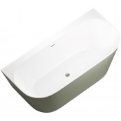 Ванна акриловая Allen Brau Priority 2.31003.21/CGM 170х78 белый матовый/цементно-серый