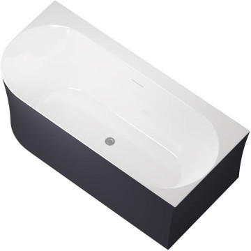Ванна акриловая Allen Brau Priority 2.31004.20B/AM 170х78 белый/антрацит
