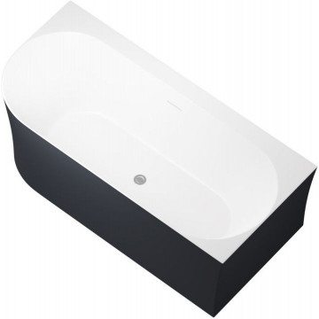 Ванна акриловая Allen Brau Priority 2.31004.21B/AM 170х78 белый матовый/антрацит