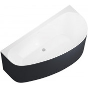 Ванна акриловая Allen Brau Priority 2.31005.20A/AM 160х78 белый/антрацит