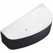 Ванна акриловая Allen Brau Priority 2.31005.21A/AM 160х78 белый матовый/антрацит