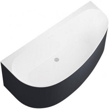 Ванна акриловая Allen Brau Priority 2.31005.20B/AM 160х78 белый/антрацит
