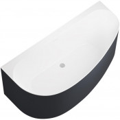 Ванна акриловая Allen Brau Priority 2.31005.21B/AM 160х78 белый матовый/антрацит