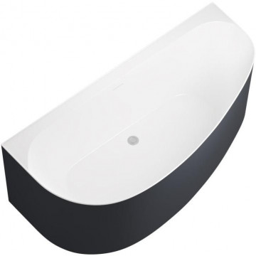 Ванна акриловая Allen Brau Priority 2.31005.21B/AM 160х78 белый матовый/антрацит