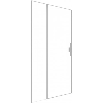 Душевая дверь Allen Brau Priority 3.31005.BA 100 серебро браш/прозрачное