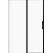 Душевая дверь Allen Brau Priority 3.31036.BBA 140 черный браш/прозрачное