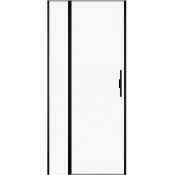 Душевая дверь Allen Brau Priority 3.31003.BBA 90 черный браш/прозрачное