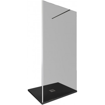 Душевая перегородка Allen Brau Infinity 3.21014.BA.T 100 серебро браш/тонированное