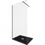 Душевая перегородка Allen Brau Infinity 3.21015.BBA 100 черный браш/прозрачное