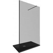 Душевая перегородка Allen Brau Infinity 3.21022.BBA.T 120 черный браш/тонированное