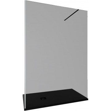 Душевая перегородка Allen Brau Infinity 3.21026.BA.T 140 серебро браш/тонированное