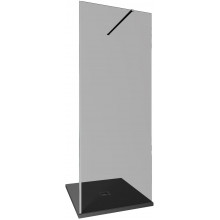 Душевая перегородка Allen Brau Infinity 3.21002.BA.T 80 серебро браш/тонированное