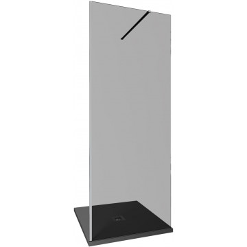 Душевая перегородка Allen Brau Infinity 3.21002.BA.T 80 серебро браш/тонированное