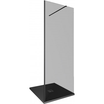 Душевая перегородка Allen Brau Infinity 3.21004.BBA.T 80 черный браш/тонированное